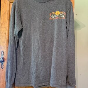 Blessed Girl Gray Long Sleeve Tee